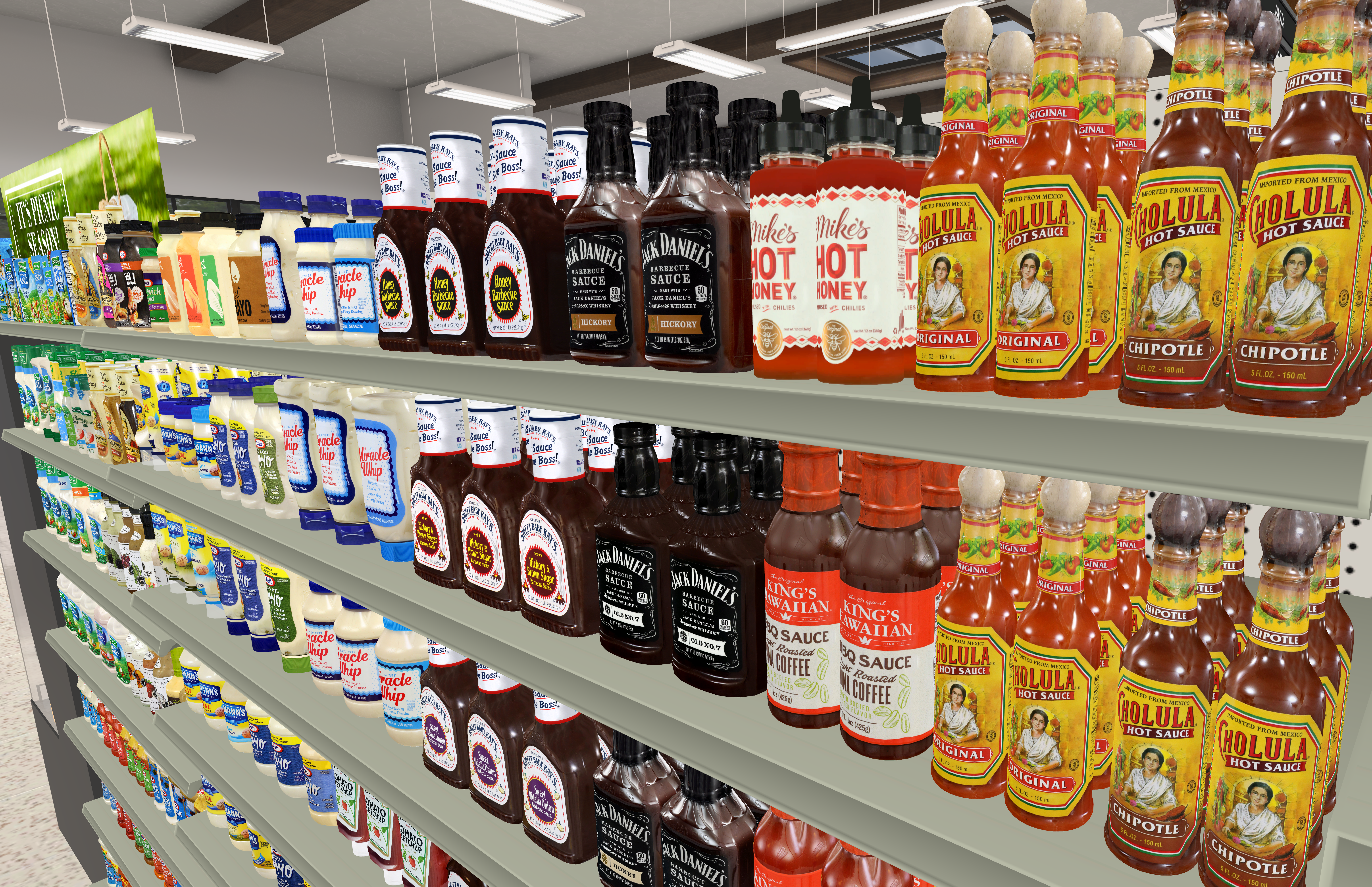 Optimizing the Supermarket Shelf: 3D Model Simulations to Try in 2023